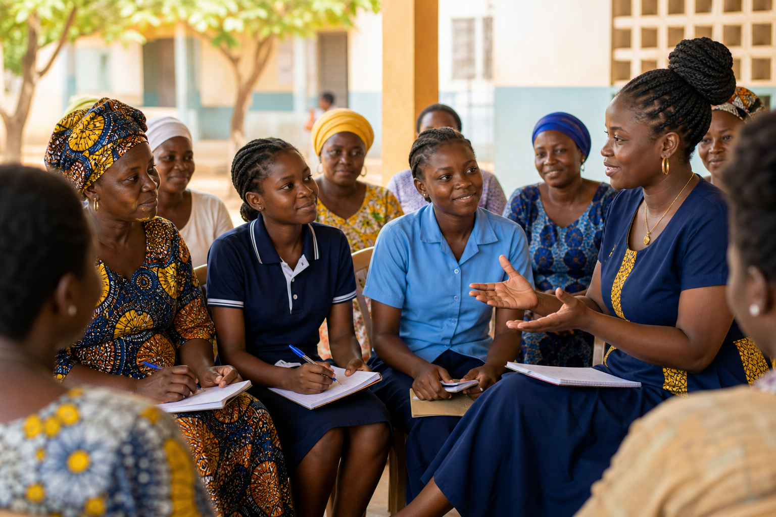 Dialogue communautaire sur l'education des filles